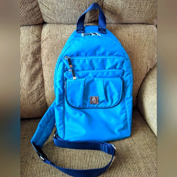 Baggallini Bags Baggallini Nylon Sling Backpack Poshmark